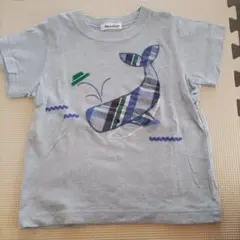 familiar ファミリア　クジラ刺繍 Tシャツ 120