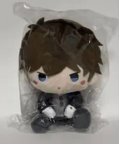 名探偵コナン　White＆black A賞 松田陣平　ぽわぽわおすわりぬいぐるみ