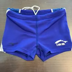 I.S.S.ロゴ付き青色水着