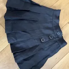 2回着用　フォーマル　黒　スカート　130 発表会　七五三　合唱祭
