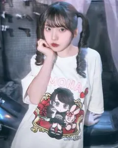 百花　ミシェルマカロン ノベルティ ファントムシータ Ｔシャツ もな ホワイトのサムネイル
