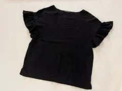 SLOBE IENA フリルスリーブ 半袖Tシャツ ブラックのサムネイル