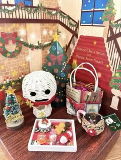 クリスマスセット　ミニチュアスイーツ　ハンドメイド