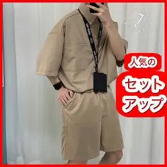 【大注目】セットアップ　シェフ　ハーフ　イージー　tシャツ　韓国　ストリート