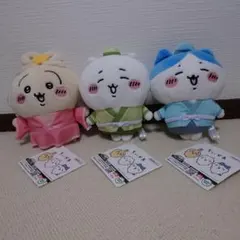 ちいかわ七夕ぬいぐるみ ちいかわ ハチワレ うさぎ 全3種3体セット タグ付き