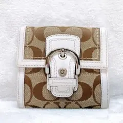 Coach Soho Signature Flap Wallet rare