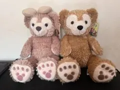 新品　ディズニー　ダッフィー＆シェリーメイ　ぬいぐるみ　セット
