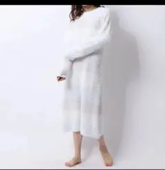 【新品未使用】【タグ付き】ジェラートピケ　3ボーダードレス(ピンク)