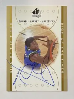 NBA Donnell Harvey 00-01 SPA Sign Auto