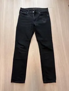 Nudie Jeans 黒デニム Lean Dean