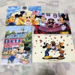ディズニーシー ダッフィー ポストカード 初期 ブックマーカー ミッキー ミニー