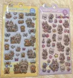 M*K様 3D立体ぷっくりシール2枚セット