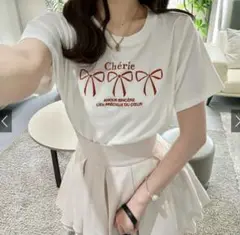 リボンTシャツ ♡ GRL