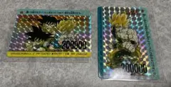 ドラゴンボールZ カードダス アマダ No90孫悟空 No87 超サイヤ人　2枚