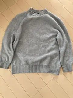 H&M グレー ラウンドネック セーター