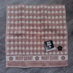 【新品】MARY QUANT マリークワント ハンカチタオル ピンク デイジー