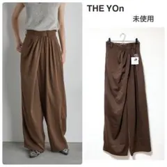 未使用 THE YOn★クロスウエストアシメラップタックデザインパンツ