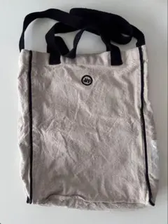 depound トートバッグ ベージュ×ブラック