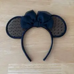 ディズニー 黒レースカチューシャ