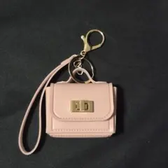 ミニバッグ チャーム ピンク 小物入れ　キーホルダー　人気
