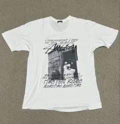 STUSSY 両面フォトプリント Tシャツ Lサイズ レゲエ ラスタ 00s