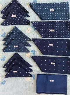 ⭕️お値下げ★パッチワークカットクロス★しじら織り★131枚★バックorマット等