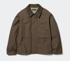 【美品】UNIQLO ユーティリティショートブルゾン M ブラウン