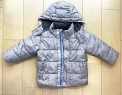 GAP 取り外しフード付きダウンコート グレー100cm