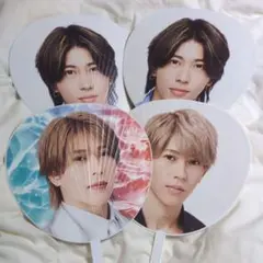 末澤誠也　うちわセット Aぇ! group 末澤誠也 うちわ セット - メルカリ