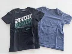 Diesel 黒 Tシャツ & UNIQLO 青 Tシャツ 110cmのサムネイル