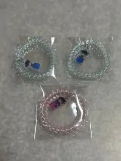 名探偵コナン ヘアゴム ダイソー 工藤新一、毛利蘭 3点セット