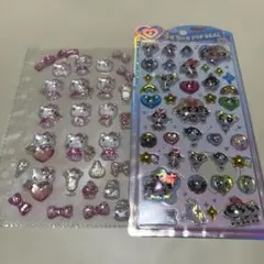 正規品 パワーパフガールズ ピンクキティボンボンドロップシールおすそ分け セット