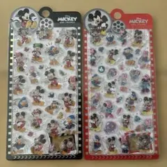 海外公式　ミッキー　ディズニー　立体シール