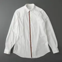 現行タグ Paul Smith マルチストライプブレード ホワイトシャツ