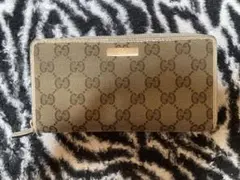 GUCCI ベージュ GGパターン 長財布☆値下げしました☆
