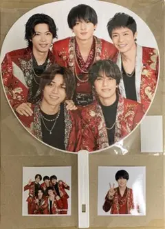 キンプリ 2022-23 カウコン うちわ ましかく フォト 平野紫耀 集合