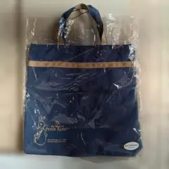ピーターラビット トートバッグ ネイビー