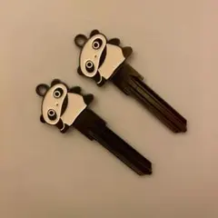 希少 合鍵 ブランクキー たれぱんだ サンエックス (San-X) 2個