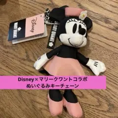 Disney × Mary Quant ミニーマウス ぬいぐるみキーチェーン