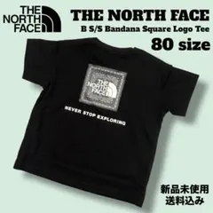THE NORTH FACE バンダナスクエアロゴTシャツ 80サイズ 新品