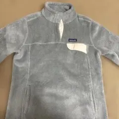 patagonia グレー フリース ハーフジップ