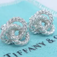 最終値下げ　ティファニー　シルバーピアス　片耳 Tiffany & Co. - ティファニー TIFFANY&CO. ラブ ピアス K18 PG