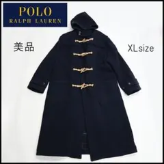 48864★冬 ポロラルフローレン ダッフルコート ダークネイビーのサムネイル