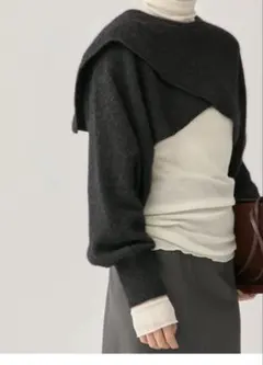 VERMEIL par iena ENRICA SLEEVE CAPE ニットのサムネイル