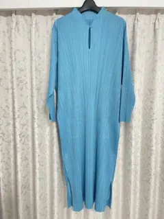 PLEATS PLEASE プリーツプリーズ 変形ワンピース ターコイズブルー