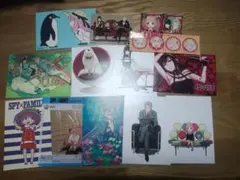 スパイファミリー　非売品グッズ　ポストカード　シール