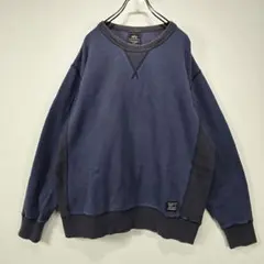 ALPHA INDUSTRIES　トレーナー　XL　リンガー　Vガゼット　古着