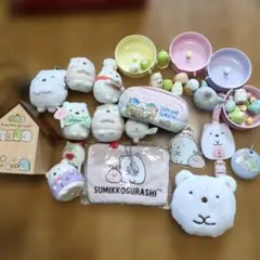 すみっコぐらし ぬいぐるみ・マスコット 雑貨詰め合わせセット