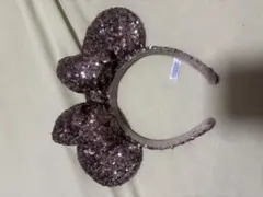 ミッキー型スパンコールカチューシャ