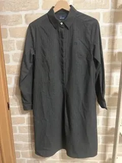 フレッドペリー シャツワンピース 膝丈